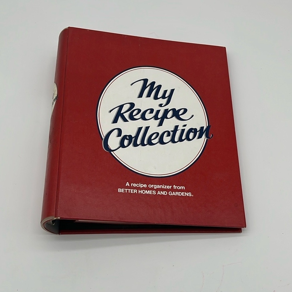 Vintage Better Homes & Gardens Red My Recipe Collection Organizer - Picture 5 of 5